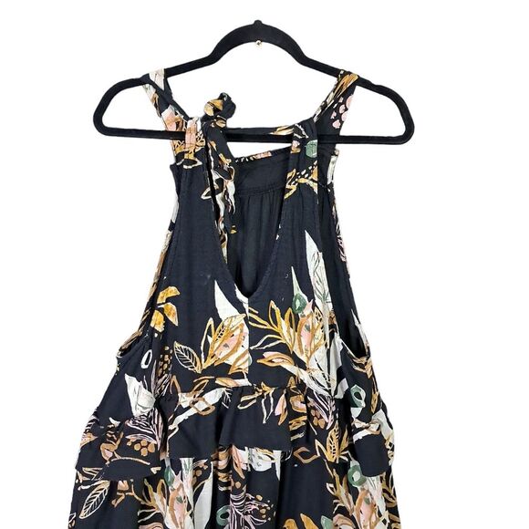 Free People Black Floral Maxi Dress - Picture 6 of 12